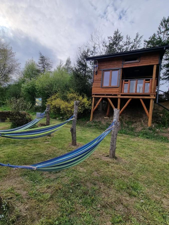 Domki Nad Sanem Lesko Exteriör bild