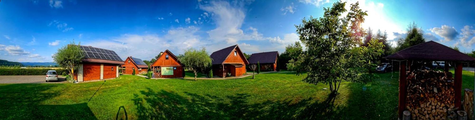Domki Nad Sanem Lesko Exteriör bild
