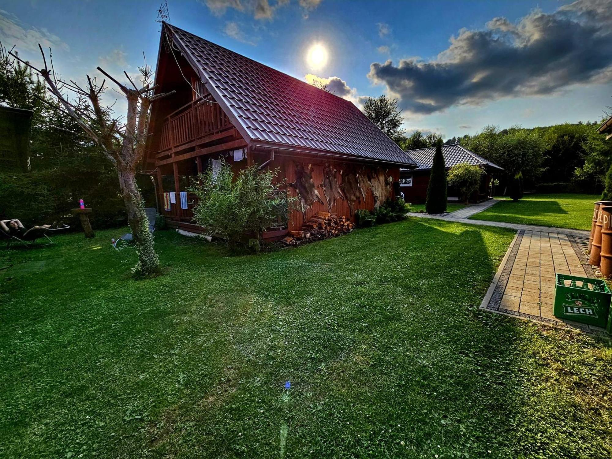 Domki Nad Sanem Lesko Exteriör bild